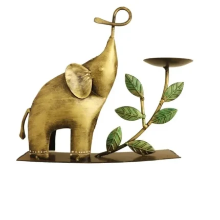 iron made Elephant Candle Stand